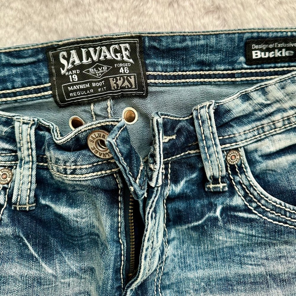BUCKLE Men's Salvage Jeans Size 32 Short